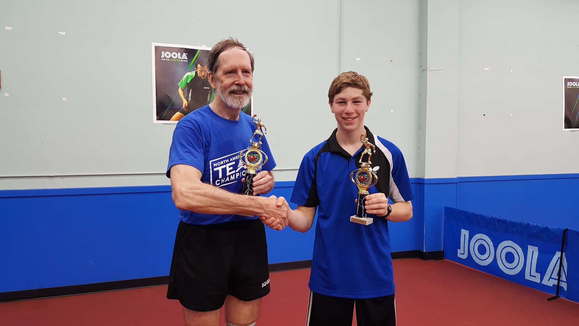 MDTTC juniors and coaches with their trophies