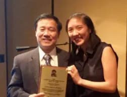 Jack Huang inducted into the USATT Hall of Fame & Barbara Wei (former U.S. Cadet & Junior Team member & student of Coach Jack)